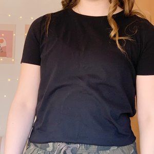 PINK black sleepwear Tee Shirt